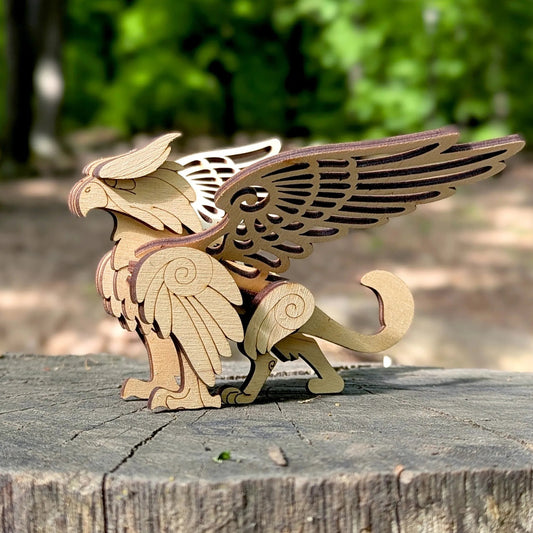 Gryphon – Wooden Fantasy DIY Model Kit