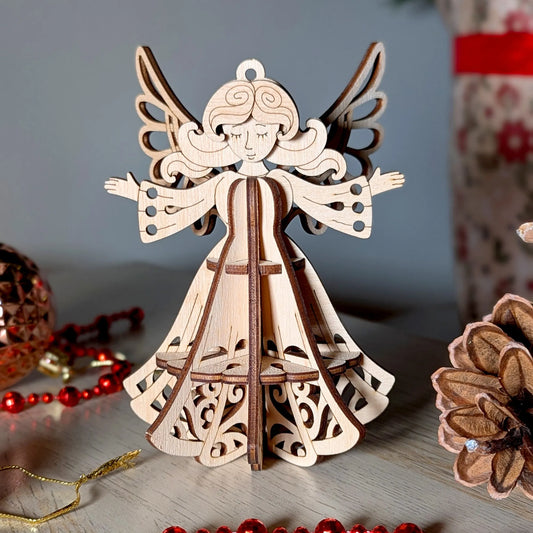 Little Angel – 3D Wooden Angel DIY Craft Kit