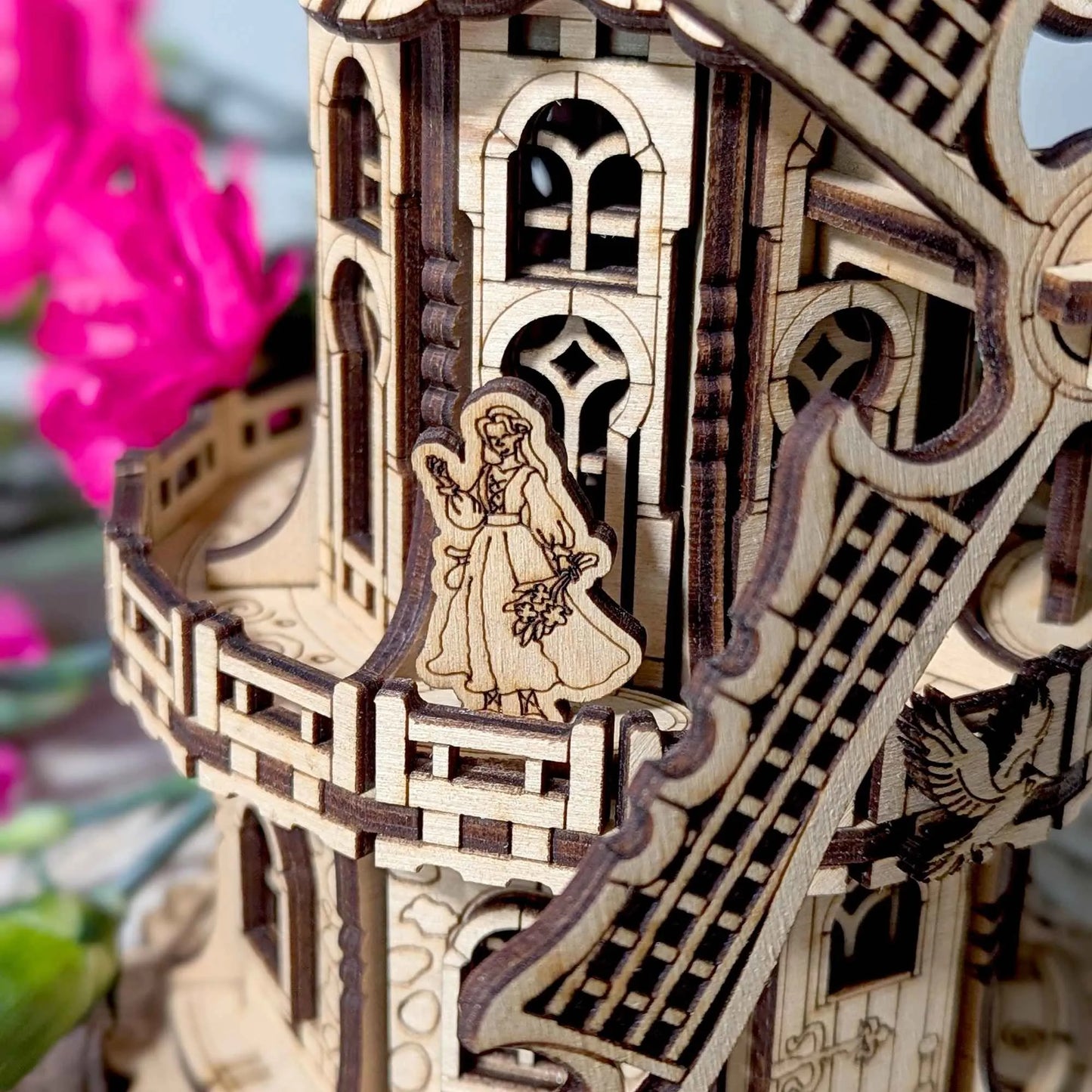 The Mill Of Harmony - Wooden Mini Windmill Model