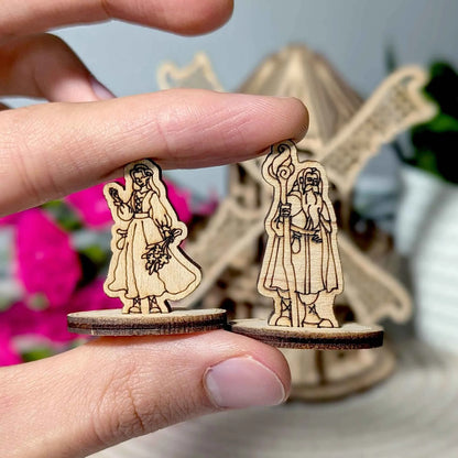 The Mill Of Harmony - Wooden Mini Windmill Model